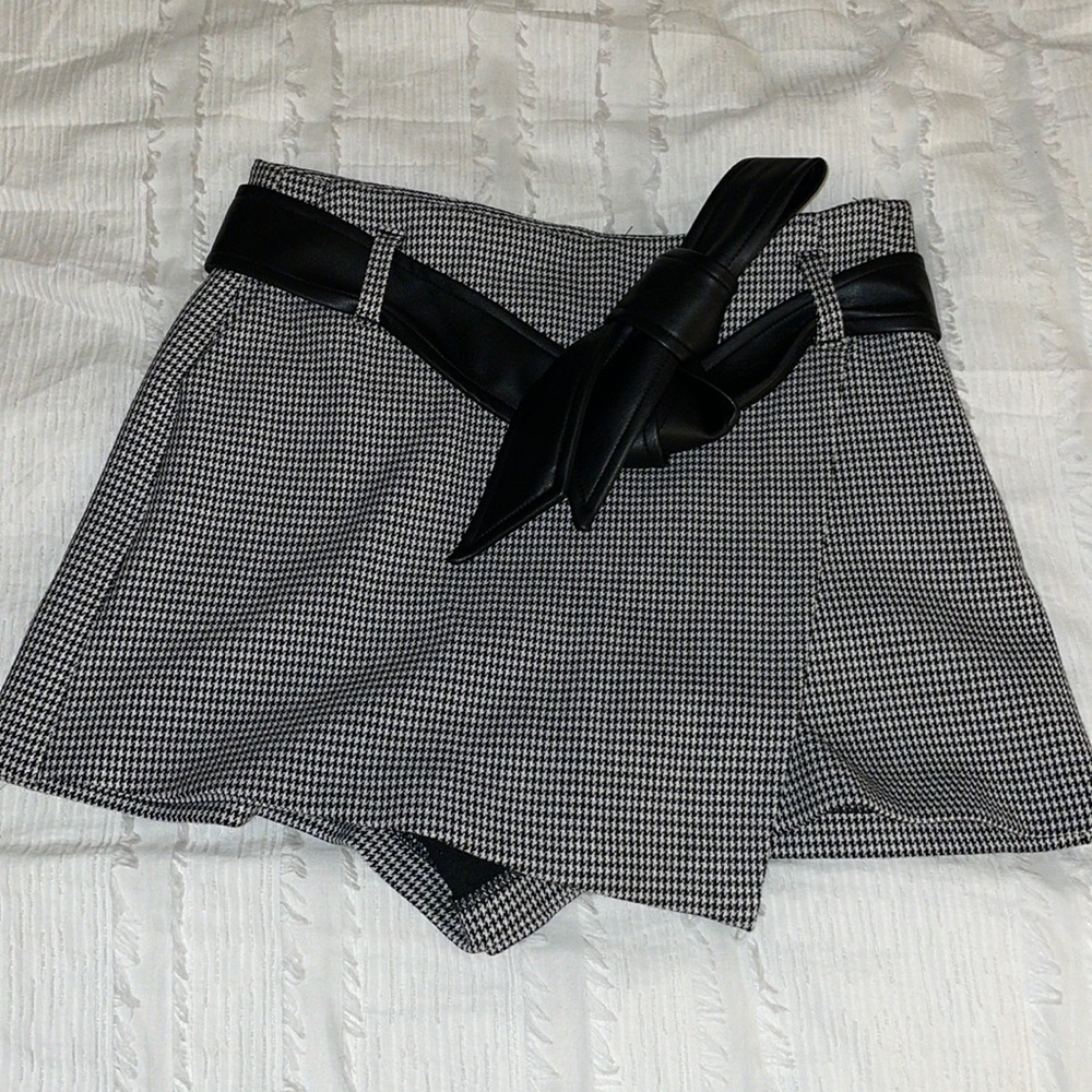 Zara - houndstooth skort